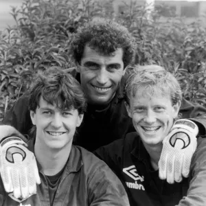 Southampton & England Players (from left) Steve Williams, Peter Shilton and Mark Wright Southampton & England Players (from left) Steve Williams, Peter Shilton and Mark Wright