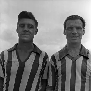 Southampton F. C. L. R. Ted Bates and Joe Mallett. O25293-007