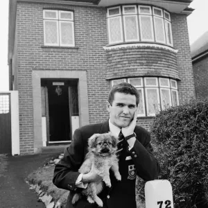 Southampton FC winger and England international Terry Paine pictured outside his Southampton FC winger and England international Terry Paine pictured outside his