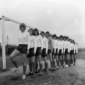 Southampton Ladies Football Club Team Print, 8th May 1971 Southampton Ladies Football Club Team Print, 8th May 1971