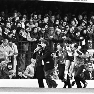 Southampton v Aston Villa, league match at The Dell, Saturday 25th October 1980