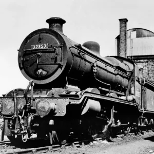 Southern Railway Class K Steam locomotive number steams out of the sheds, circa 1965