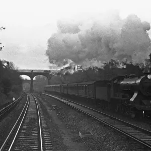 A Southern Railways Drummond T14 locomotive print A Southern Railways Drummond T14 locomotive print