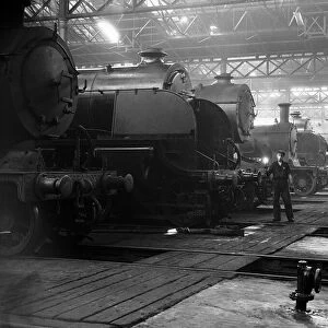 Southern Railways engine shed at Nine Elms July 1932
