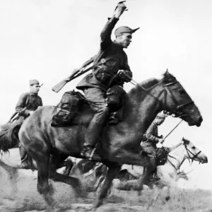 Soviet Cavalry Troops Print: September 1941 Soviet Cavalry Troops Print: September 1941