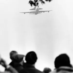 Space Shuttle Enterprise, piggy back on a NASA 747 Jumbo Jet