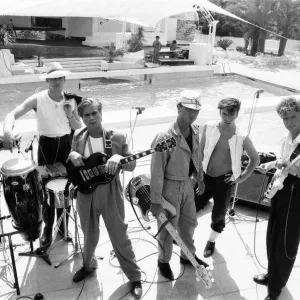 Spandau Ballet, music group in Ibiza, Spain, July 1981 Spandau Ballet, music group in Ibiza, Spain, July 1981