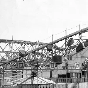 The Spanish City amusement park in Whitley Bay - a figure eight rollercoaster