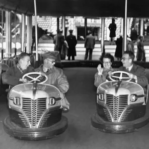 The Spanish City amusement park in Whitley Bay This happy foursome are enjoying