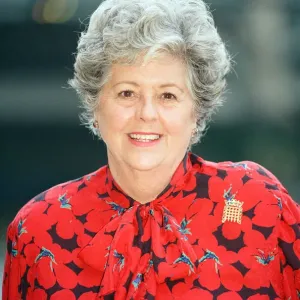 Speaker of the House of Commons Betty Boothroyd at Embankment, London. 27th April 1992 Speaker of the House of Commons Betty Boothroyd at Embankment, London. 27th April 1992