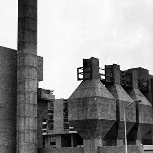 A specially designed coal-fired boiler house servicing 673 flats in Edith Avenue Estate