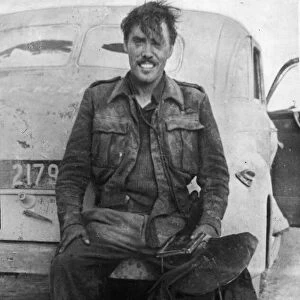 After spending 11 hours in the sea, an RAF Hurricane pilot who had been shot down in