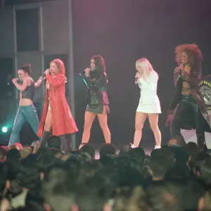 Spice Girls at Alexandra Palace in London to help launch new McLaren MP4 12 Formula One Spice Girls at Alexandra Palace in London to help launch new McLaren MP4 12 Formula One