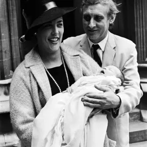 Spike Milligan with Family Print, 1966