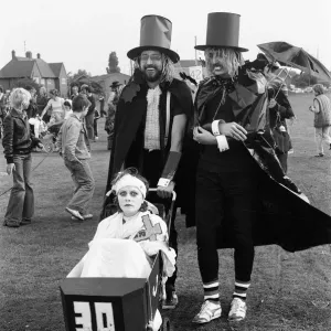 Sponsored Pram Race, Theale, West Berkshire, England, October 1980 Sponsored Pram Race, Theale, West Berkshire, England, October 1980
