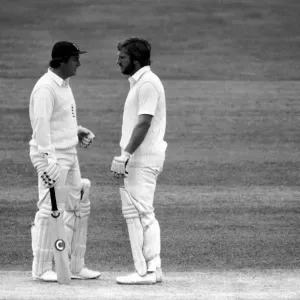 Sport: Cricket: The Ashes: England v. Australia at Lords. Action during the test match