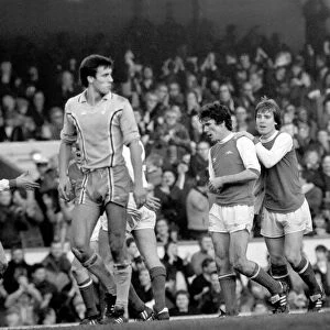 Sport: Football: Arsenal v. Coventry. Action from the match. February 1981 81-00513-027