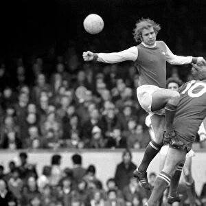 Sport Football Arsenal v Sheffield United 1974 / 75 Season