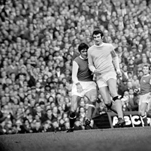 Sport Football. Arsenal vs. Manchester City. Peter Storey (far left