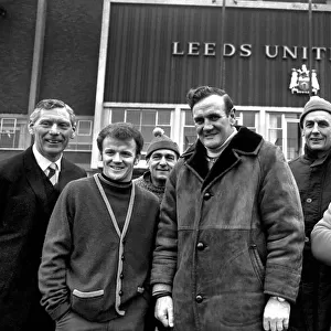 Sport: Football. Don Revie the successful Leeds United team Manager pictured with skipper