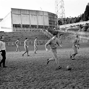 Sport Football: Newcastle United training in Portugal before their Fairs Cup European