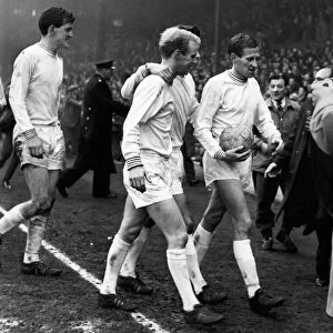 Sport - Football - Swansea Town - Swansea players leave the field at Anfield after their