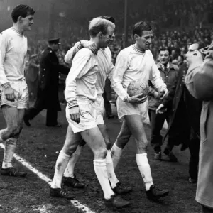 Sport - Football - Swansea Town - Swansea players leave the field at Anfield after their Sport - Football - Swansea Town - Swansea players leave the field at Anfield after their