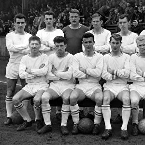 Sport - Football - Swansea Town - Team Picture - Back Row : Evans, Purcell, Dwyer, Thomas