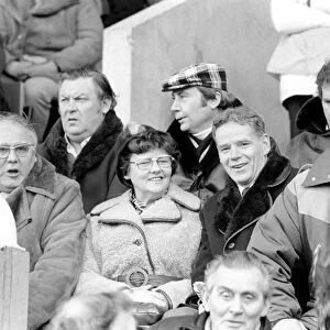 Sport: Football: West Bromwich Albion v. Liverpool. Billy Liddell watching the game in