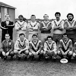 Sport - Rugby League - Cardiff Blue Dragons - team picture No names included - 30th