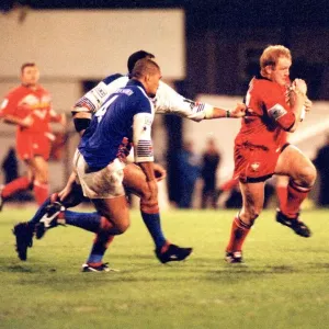Rugby League Print - Wales v Western Samoa 1995 Rugby League Print - Wales v Western Samoa 1995