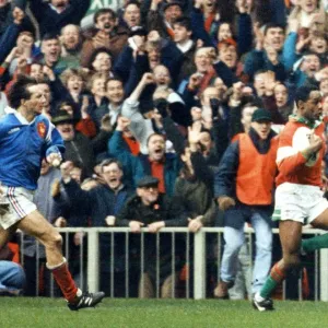 Sport - Rugby - Wales 24 v France 15 - February 1994 - Cardiff Arms Park
