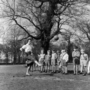 Park Hill School Football Lesson Print, 13th March 1954