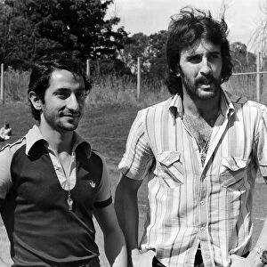 Spurs two Argentinian players Osvaldo Ardiles and Ricardo Villa pictured at Spurs