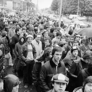 Spurs fans queue for tickets to the Cup Final replay against Manchester City Spurs fans queue for tickets to the Cup Final replay against Manchester City