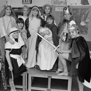 Die erste Schule von St Aidens CE - Ein Zenturion in Betlehem am 2. Dezember 1991