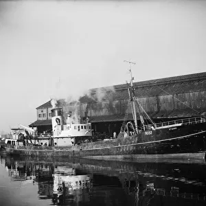 St Andrews Steam Fishing Co Ltd trawler seen here tied up at St Andrews Dock, Hull