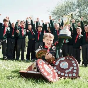 The St Davids 281st cub pack in Shenley Green celebrate their clutch of awards The St Davids 281st cub pack in Shenley Green celebrate their clutch of awards