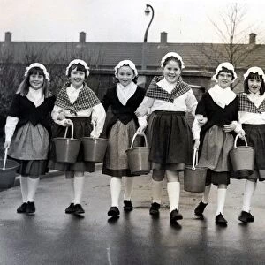 St Davids Day - Some of the children from Llanrumney High school