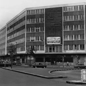 St Davids House Print, Cardiff, 6th September 1972