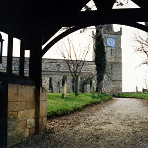 St Edwins Church at High Coniscliffe, 12th March 1992