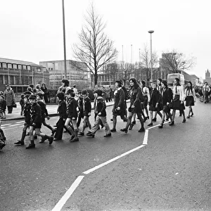 St Georges Day parade in Middlesbrough. 23rd April 1975