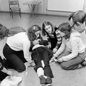 St Johns Ambulance First Aid Training, 10th February 1979 St Johns Ambulance First Aid Training, 10th February 1979