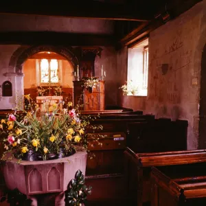 St. Nicholas Church, Pyrford, Surrey. July 1967 St. Nicholas Church, Pyrford, Surrey. July 1967
