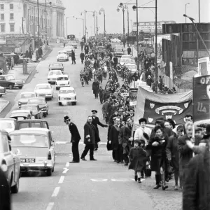 St Patricks Day March, Birmingham, 16th March 1969 St Patricks Day March, Birmingham, 16th March 1969