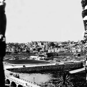 St Peter Port as seen from Castle Cornet on Guernsey, Channel Island 1 March 1975 circa St Peter Port as seen from Castle Cornet on Guernsey, Channel Island 1 March 1975 circa