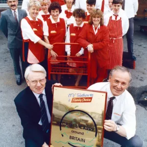 Booker Cash and Carry Staff Win Regional Trolley Push Print Booker Cash and Carry Staff Win Regional Trolley Push Print