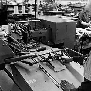 Staff member working at Dewhirst Factory, Dormanstown. 14th February 1978