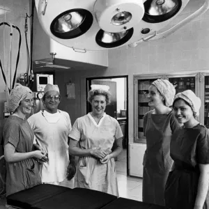 Coventry Hospital Operating Theatre Print, 23rd October 1979
