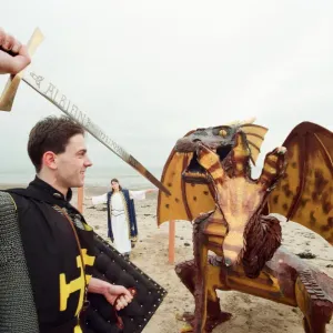 Regent Cinema Dragon Print, Redcar Seafront 1996